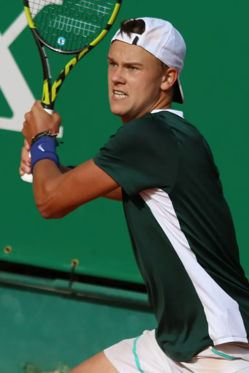 Holger Rune ved Monte-Carlo Masters i april 2022, hvor han kom gennem kvalifikationen